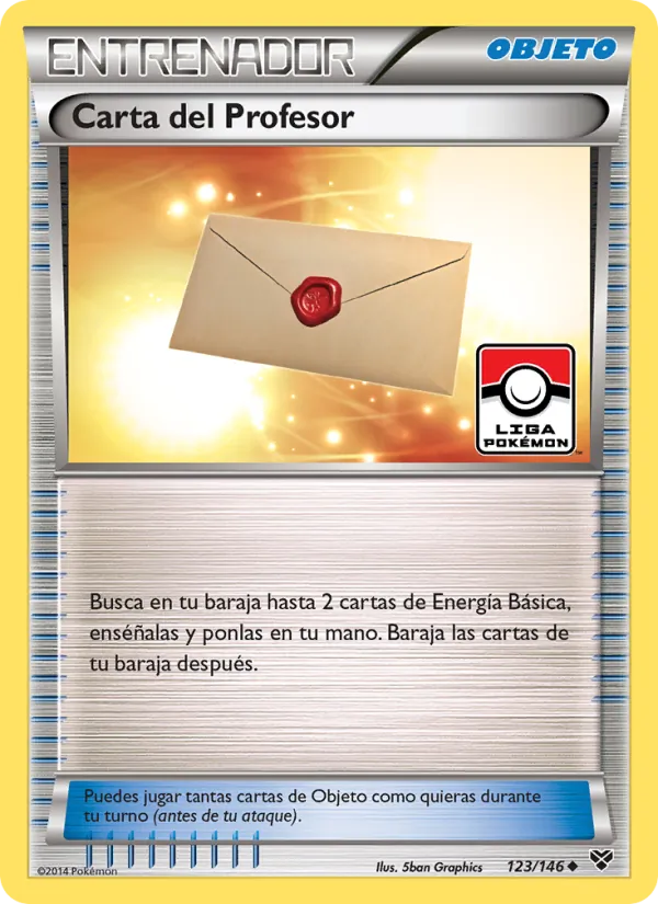 Carta Carta del Profesor de la expansión XY, número 123/146