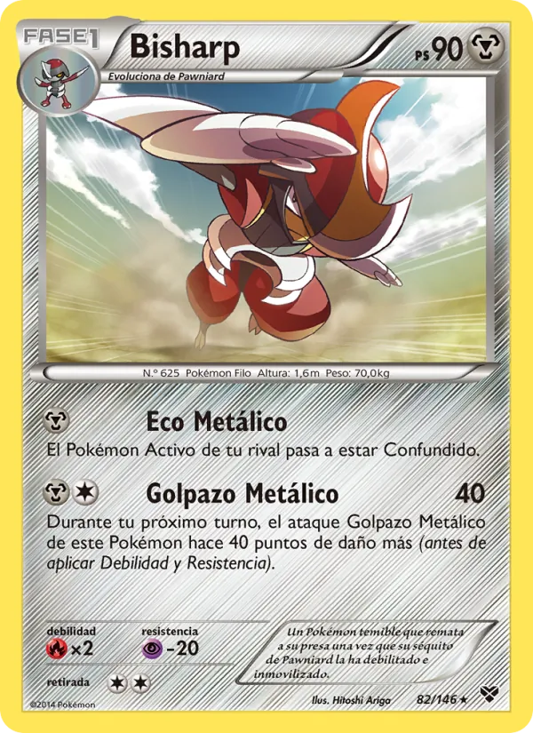 Carta Bisharp de la expansión XY, número 82/146