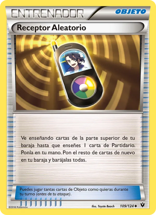 Carta Receptor Aleatorio de la expansión Destinos Enfrentados, número 109/124