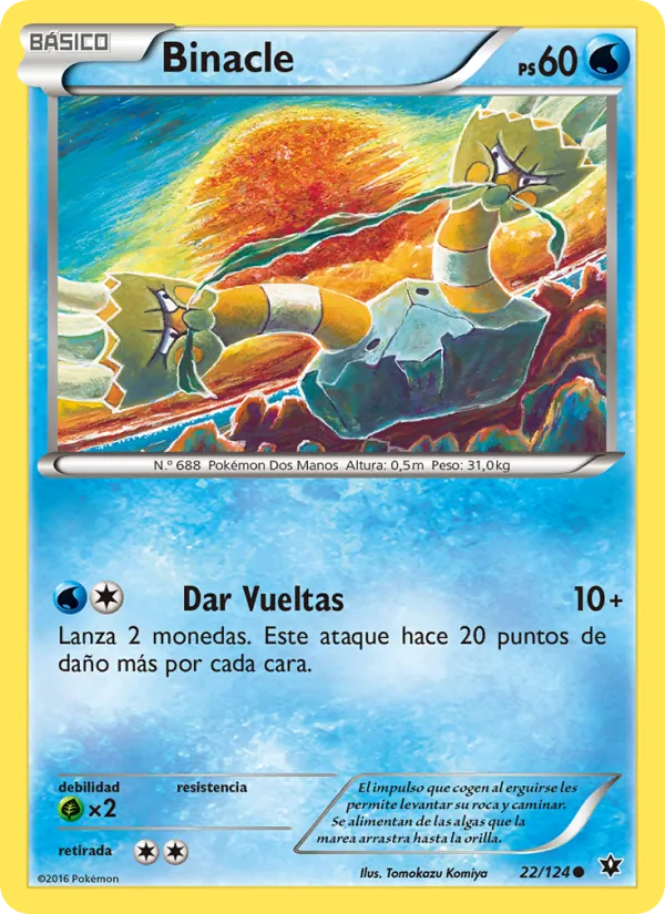 Carta Binacle de la expansión Destinos Enfrentados, número 22/124