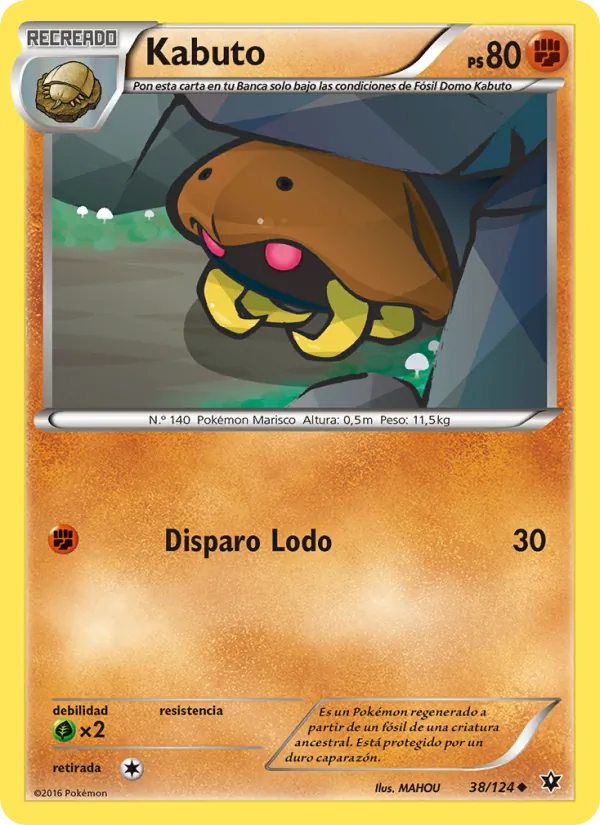 Carta Kabuto de la expansión Destinos Enfrentados, número 38/124