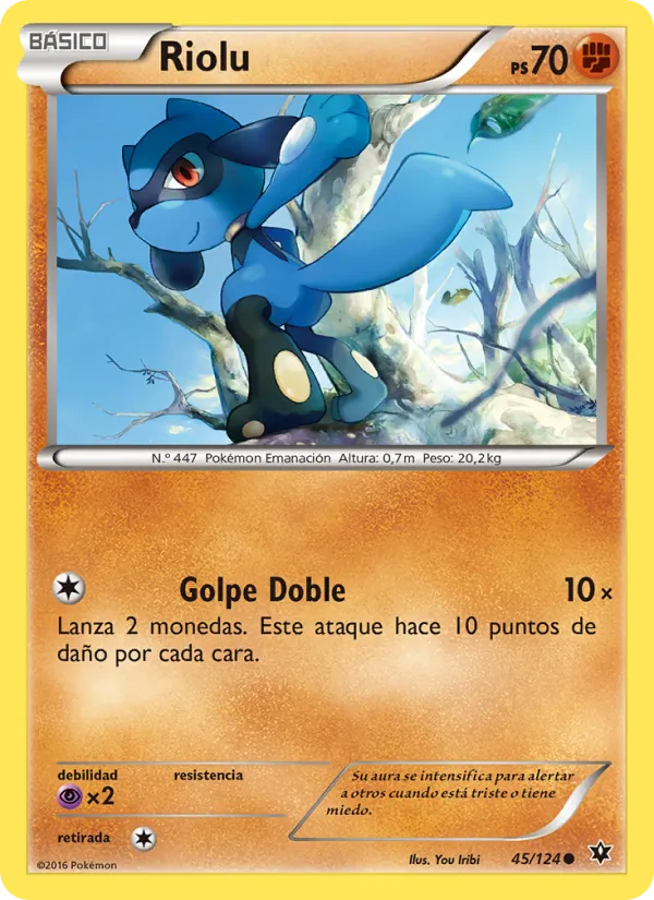 Carta Riolu de la expansión Destinos Enfrentados, número 45/124