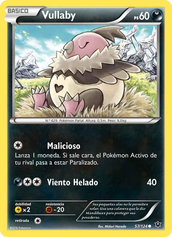 Carta Vullaby de la expansión Destinos Enfrentados, número 57/124