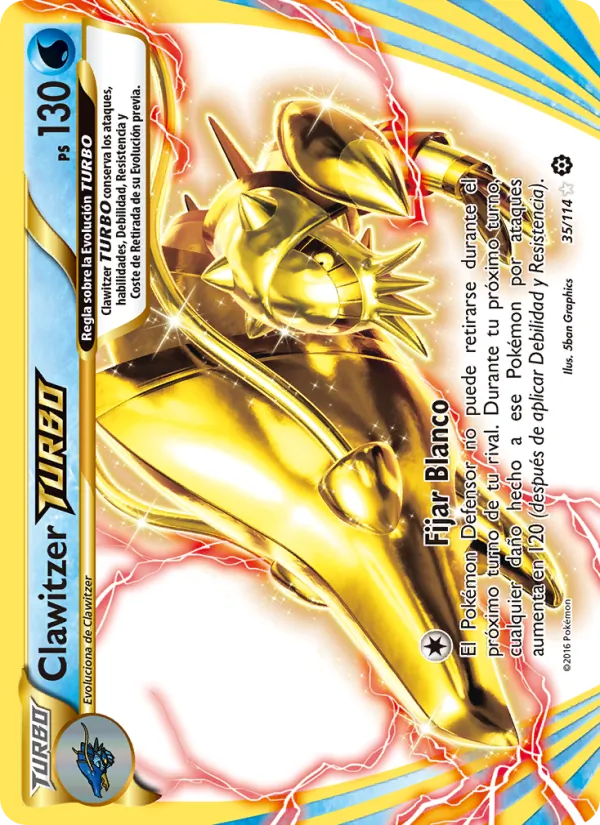 Carta Clawitzer TURBO de la expansión Asedio de Vapor, número 35/114