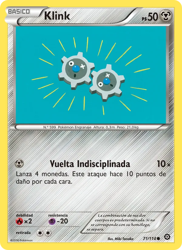 Carta Klink de la expansión Asedio de Vapor, número 71/114