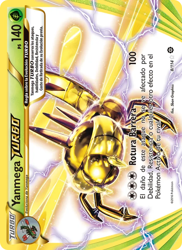 Carta Yanmega TURBO de la expansión Asedio de Vapor, número 8/114