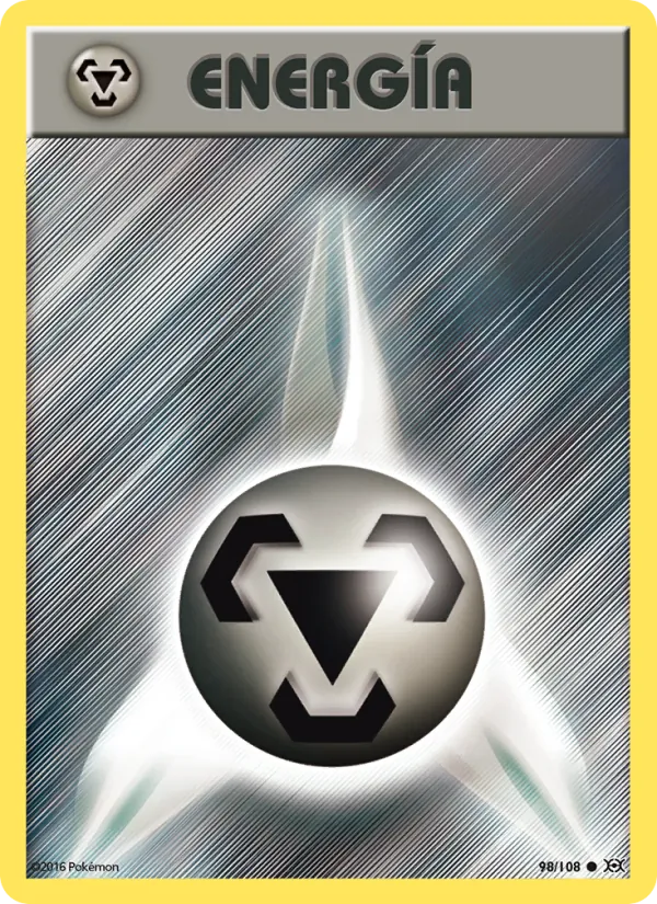 Carta Energía Metálica de la expansión Evoluciones, número 98/108