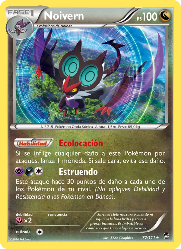 Carta Noivern de la expansión Puños Furiosos, número 77/111