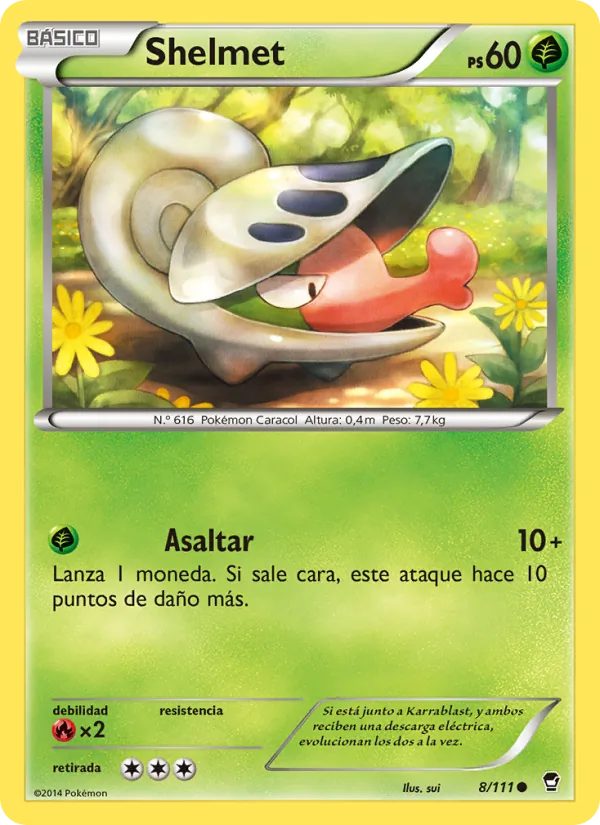 Carta Shelmet de la expansión Puños Furiosos, número 8/111