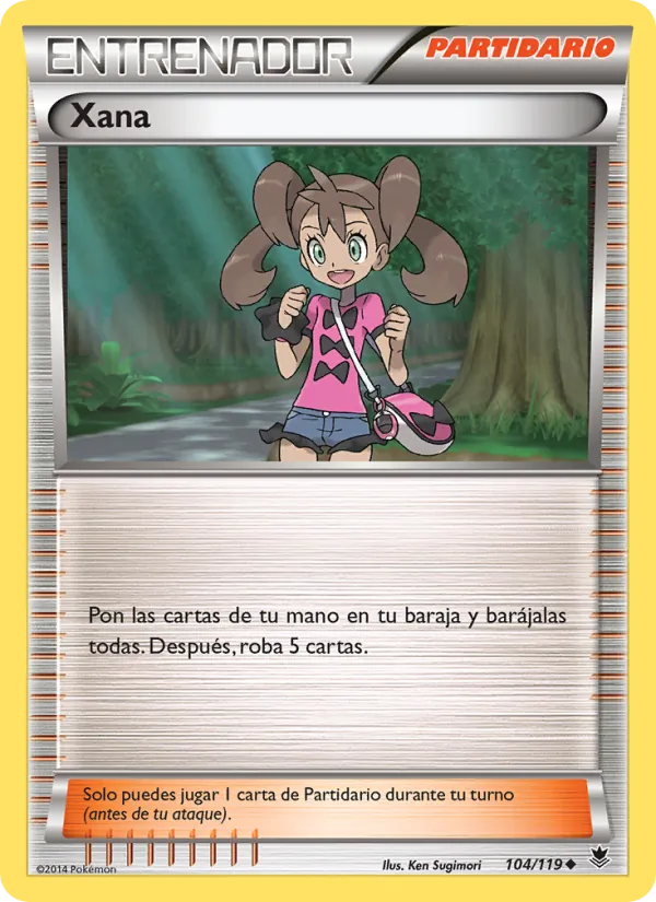 Carta Xana de la expansión Fuerzas Fantasmales, número 104/119