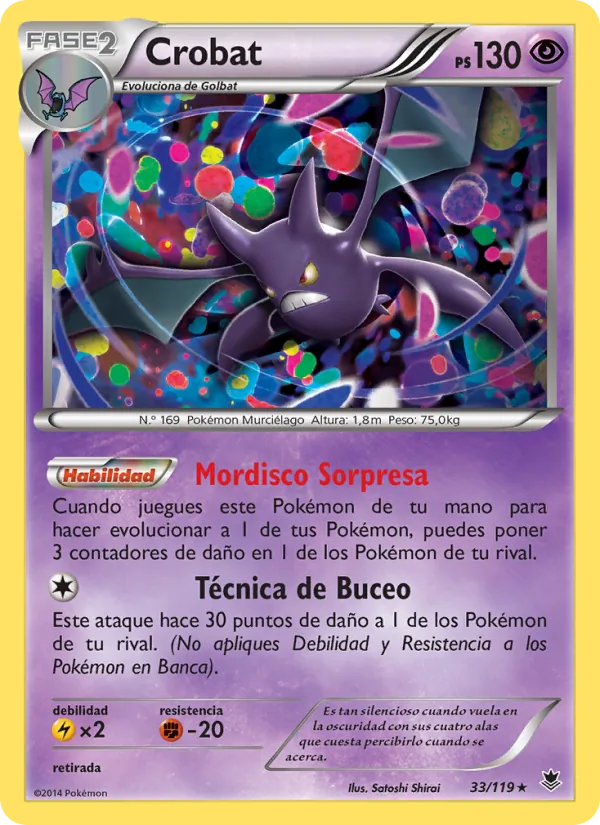 Carta Crobat de la expansión Fuerzas Fantasmales, número 33/119