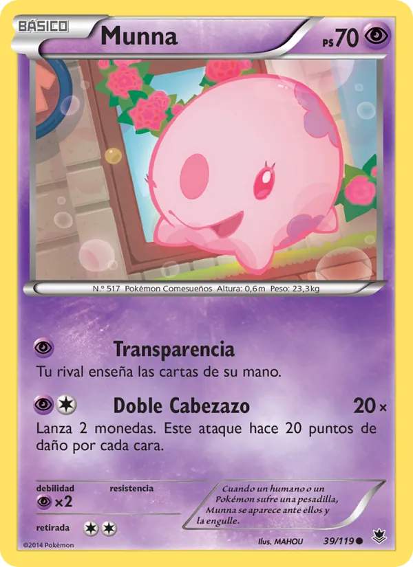 Carta Munna de la expansión Fuerzas Fantasmales, número 39/119