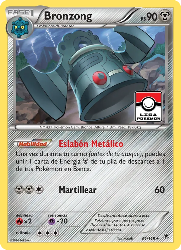 Carta Bronzong de la expansión Fuerzas Fantasmales, número 61/119