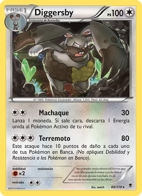 Carta Diggersby de la expansión Fuerzas Fantasmales, número 88/119