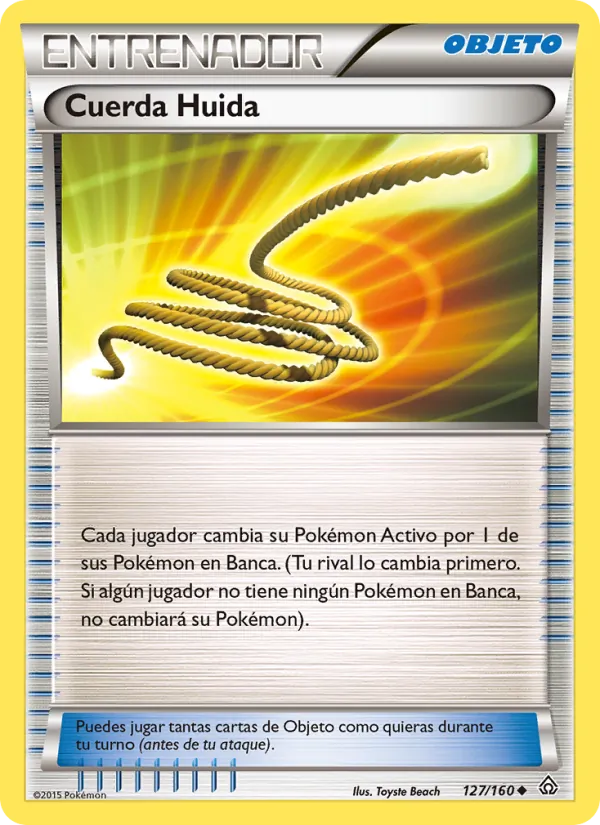 Carta Cuerda Huida de la expansión Duelos Primigenios, número 127/160