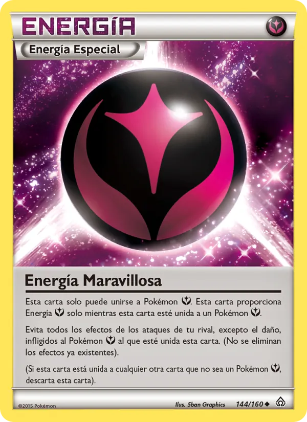 Carta Energía Maravillosa de la expansión Duelos Primigenios, número 144/160