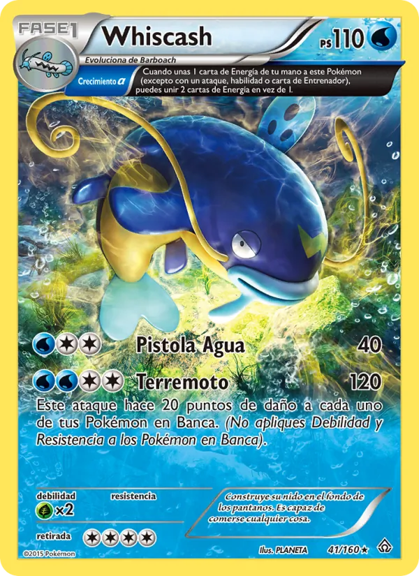 Carta Whiscash de la expansión Duelos Primigenios, número 41/160