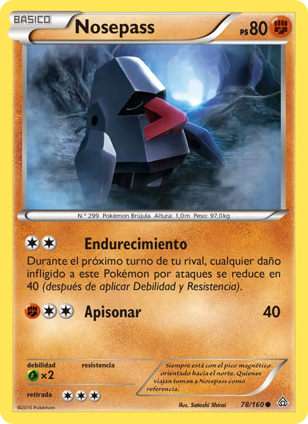 Carta Nosepass de la expansión Duelos Primigenios, número 78/160