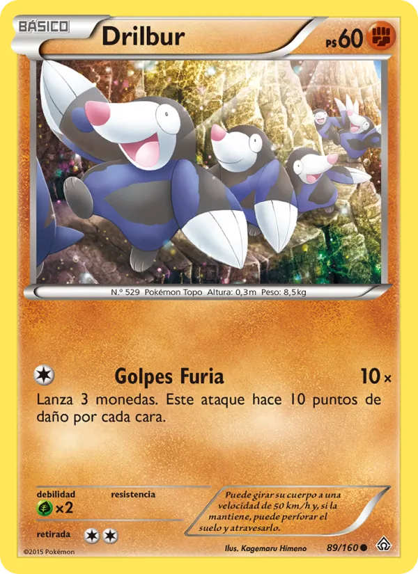 Carta Drilbur de la expansión Duelos Primigenios, número 89/160