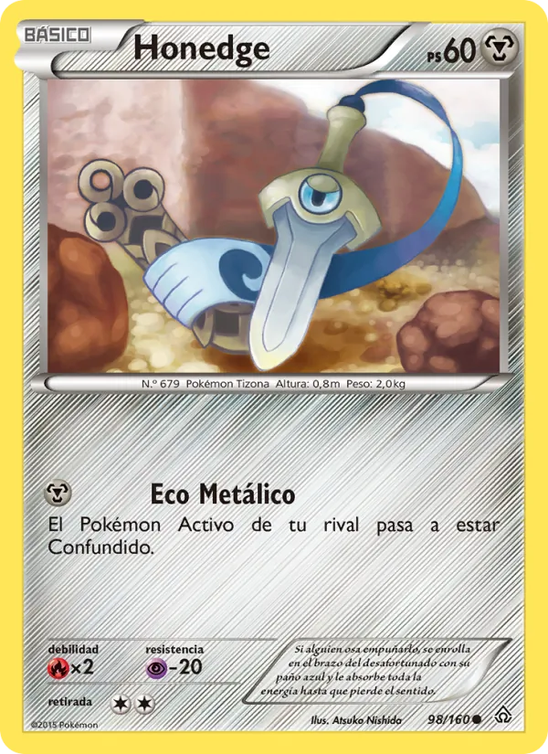 Carta Honedge de la expansión Duelos Primigenios, número 98/160