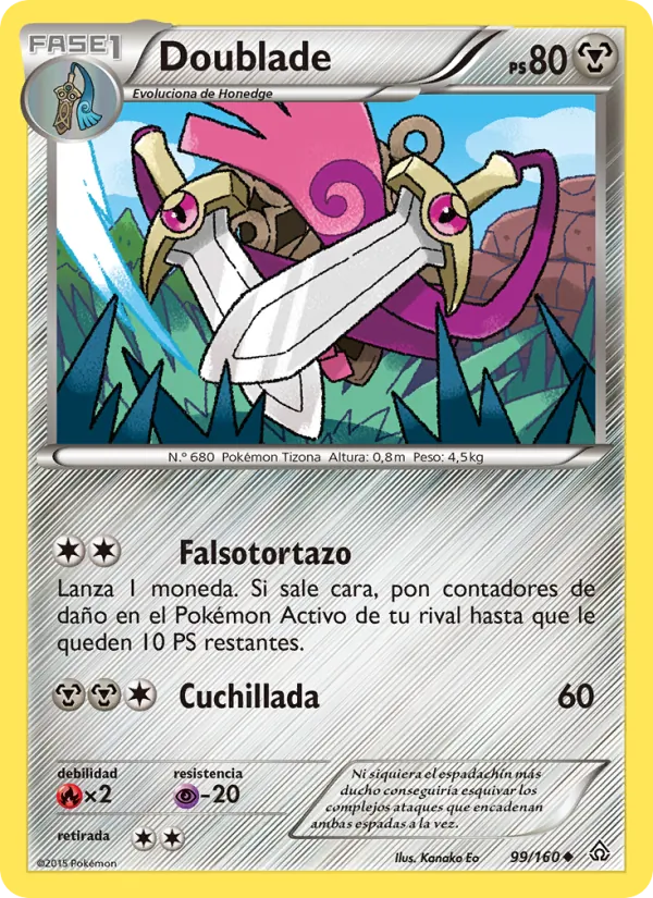 Carta Doublade de la expansión Duelos Primigenios, número 99/160