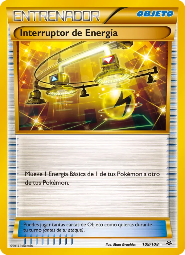 Carta Interruptor de Energía de la expansión Cielos Rugientes, número 109/108