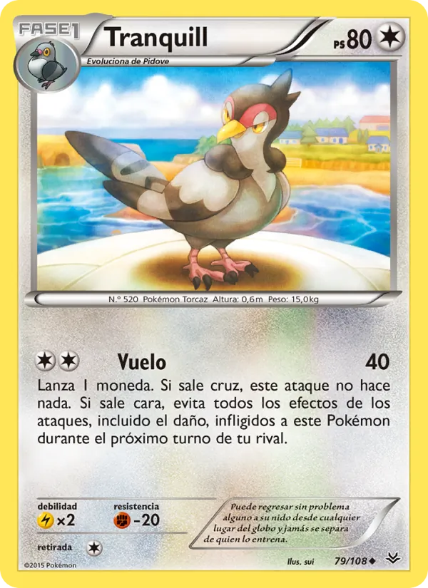 Carta Tranquill de la expansión Cielos Rugientes, número 79/108