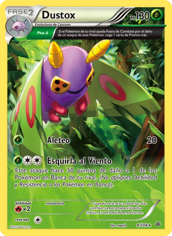 Carta Dustox de la expansión Cielos Rugientes, número 8/108