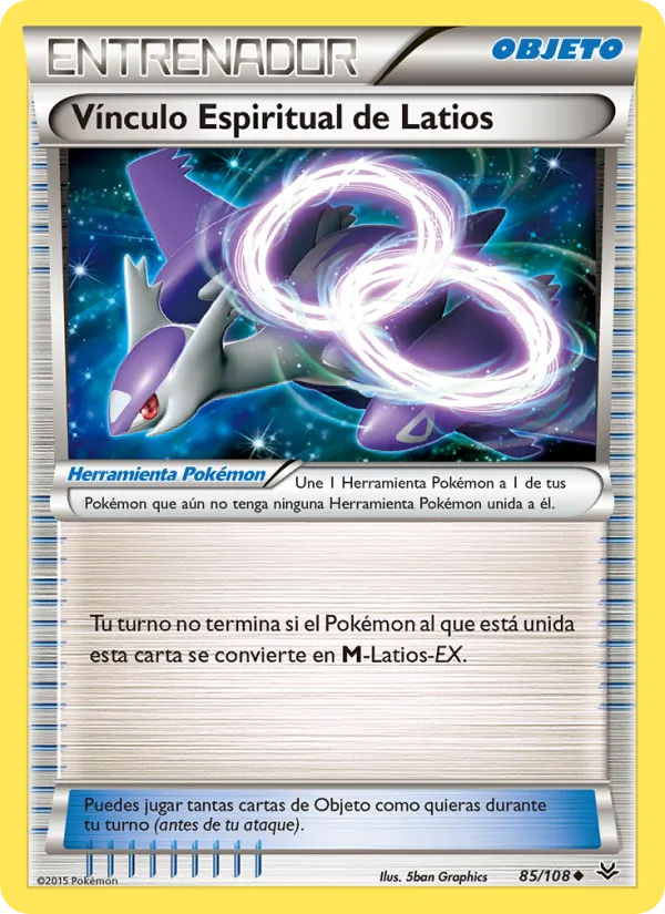 Carta Vínculo Espiritual de Latios de la expansión Cielos Rugientes, número 85/108