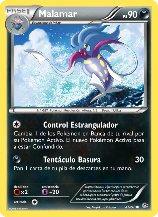 Carta Malamar de la expansión Antiguos Orígenes, número 46/98