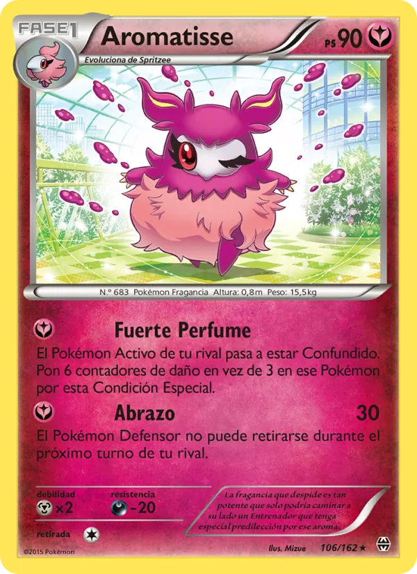 Carta Aromatisse de la expansión Turbo Impulso, número 106/162