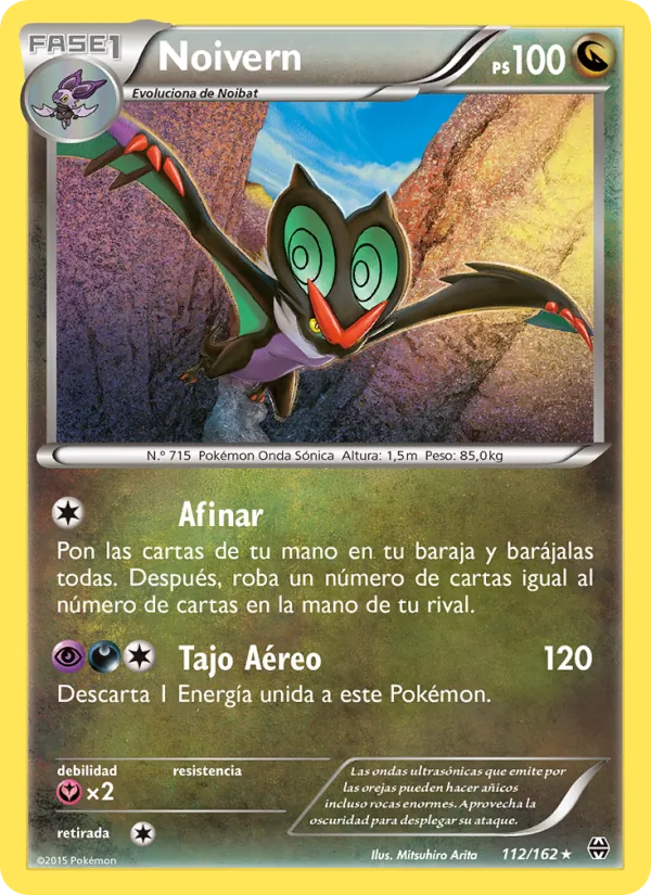 Carta Noivern de la expansión Turbo Impulso, número 112/162