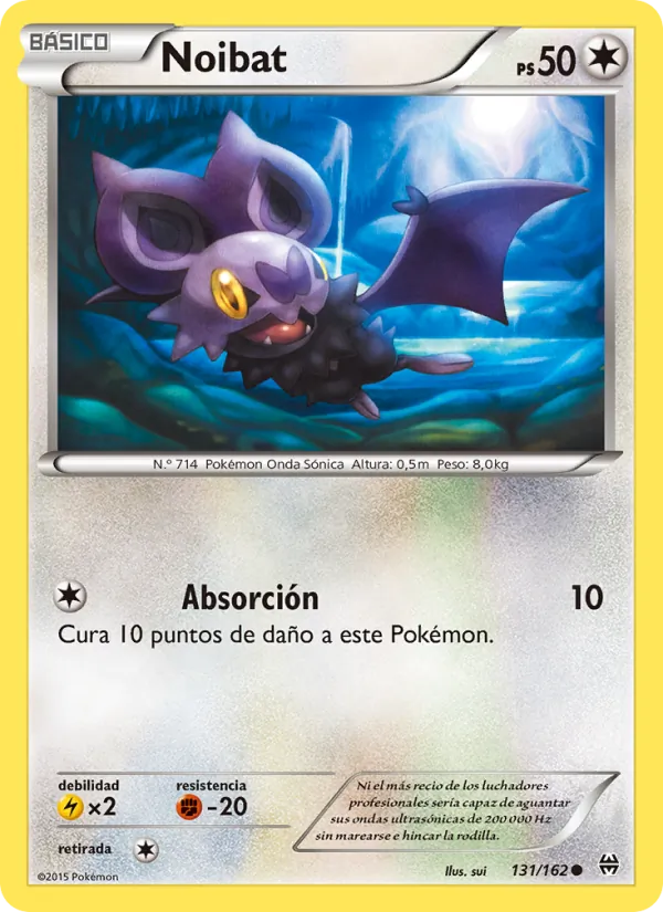 Carta Noibat de la expansión Turbo Impulso, número 131/162