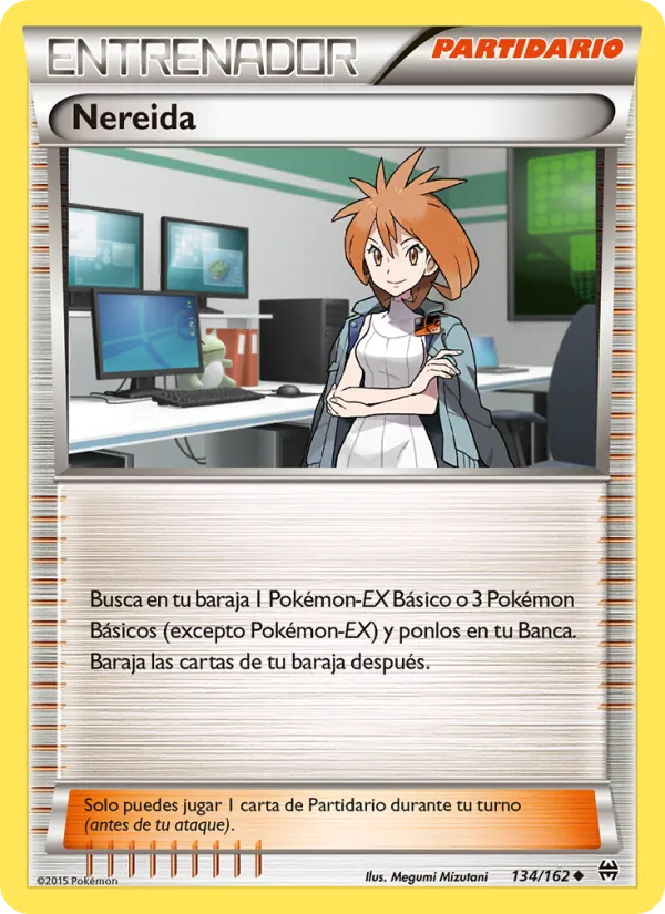 Carta Nereida de la expansión Turbo Impulso, número 134/162