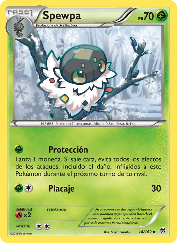 Carta Spewpa de la expansión Turbo Impulso, número 14/162