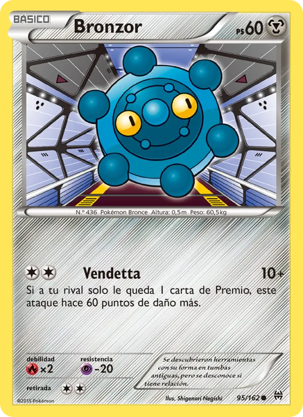 Carta Bronzor de la expansión Turbo Impulso, número 95/162