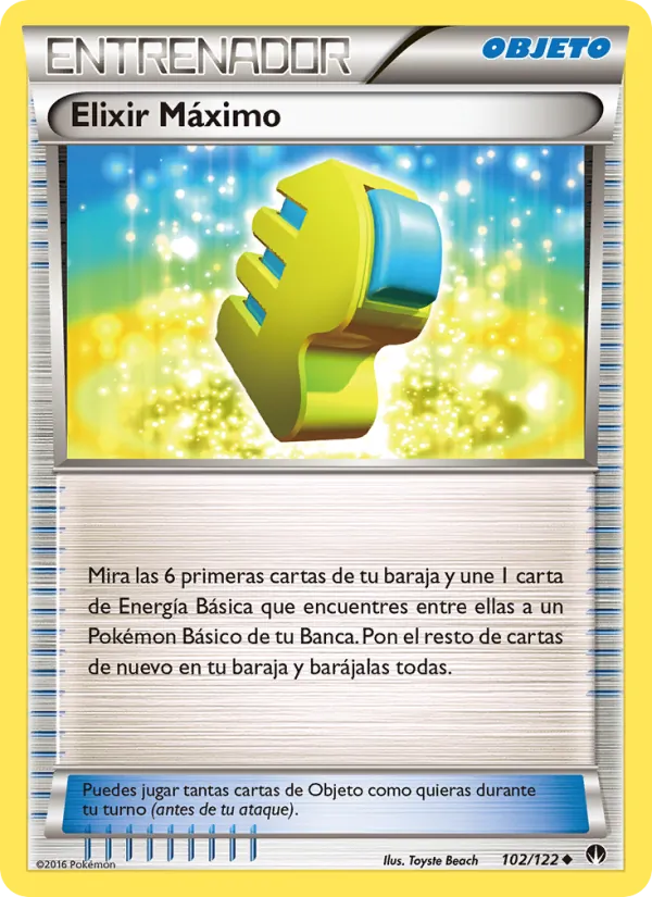 Carta Elixir Máximo de la expansión TURBOLímite, número 102/122