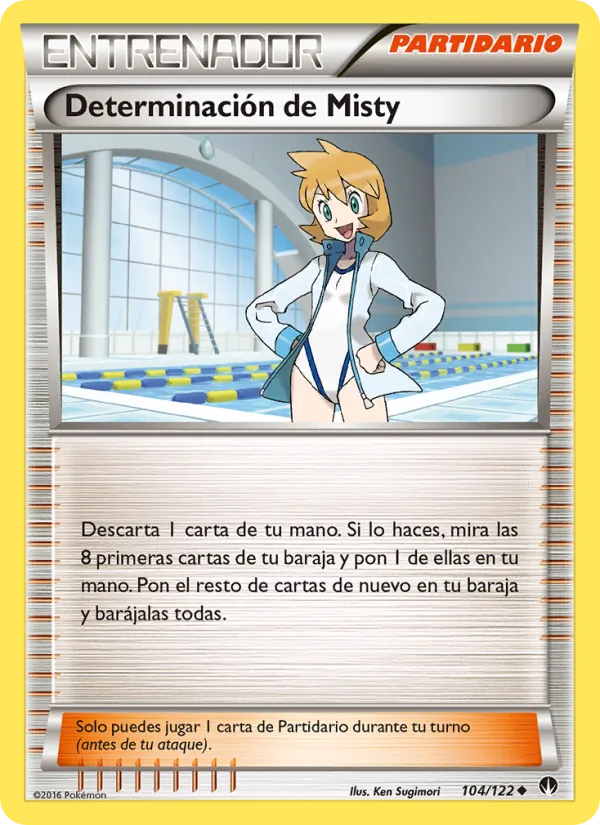 Carta Determinación de Misty de la expansión TURBOLímite, número 104/122
