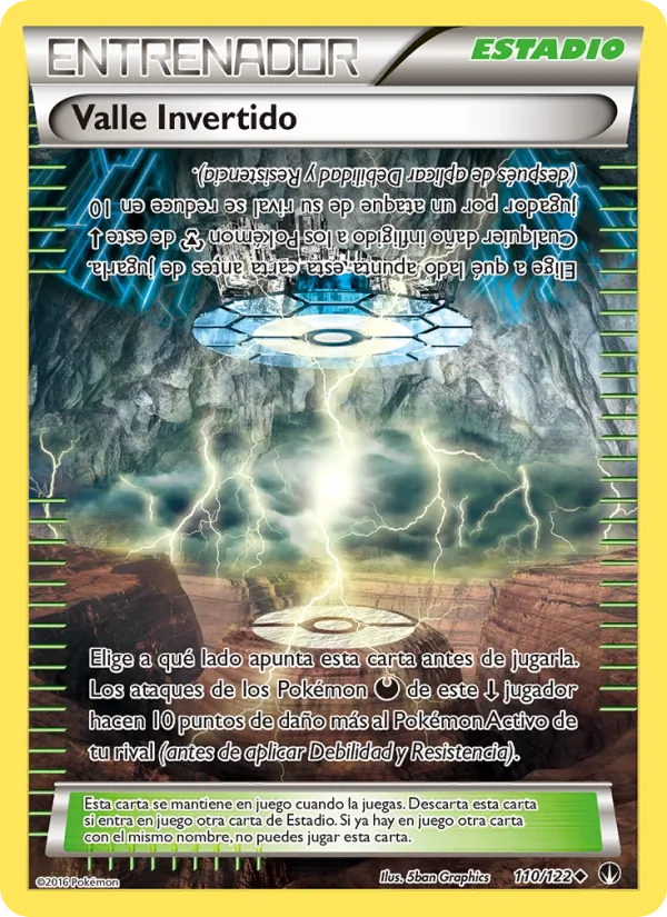 Carta Valle Invertido de la expansión TURBOLímite, número 110/122