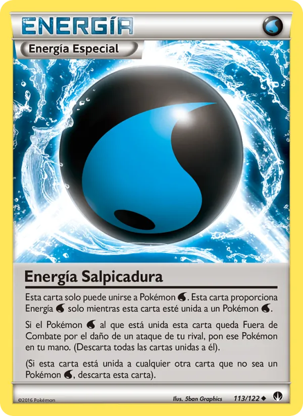 Carta Energía Salpicadura de la expansión TURBOLímite, número 113/122