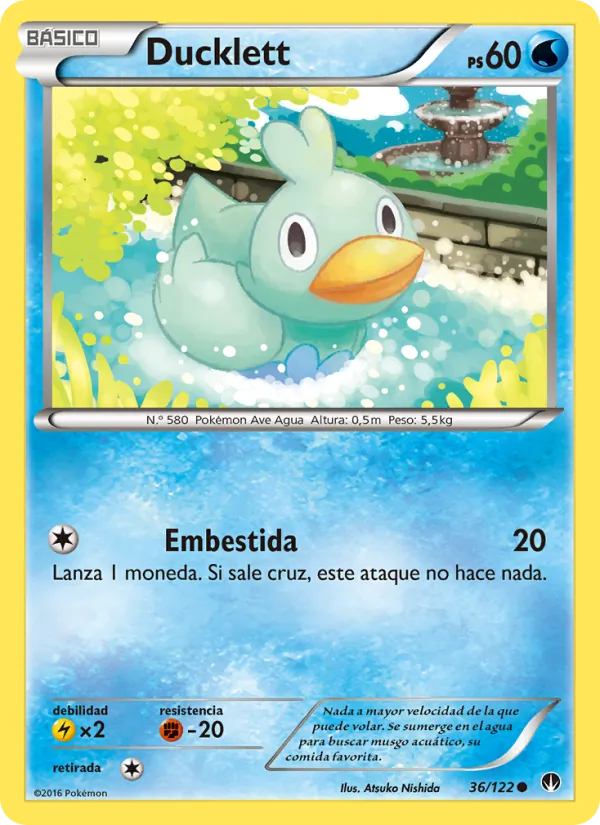 Carta Ducklett de la expansión TURBOLímite, número 36/122