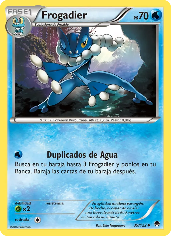 Carta Frogadier de la expansión TURBOLímite, número 39/122