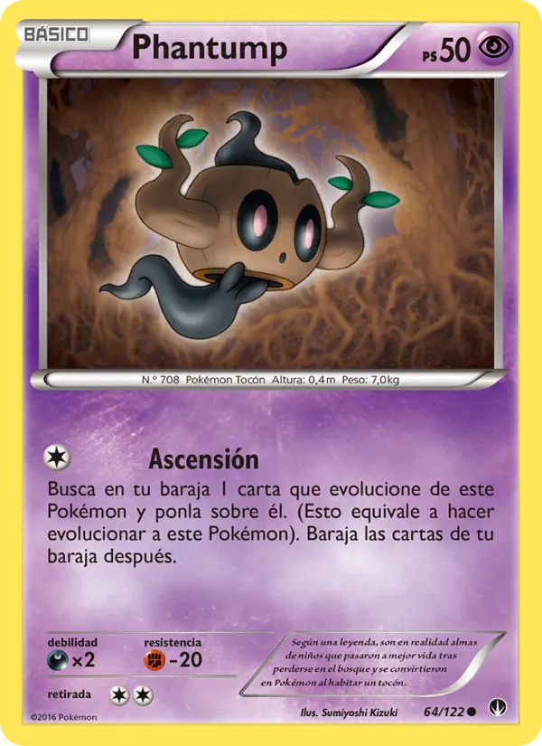 Carta Phantump de la expansión TURBOLímite, número 64/122