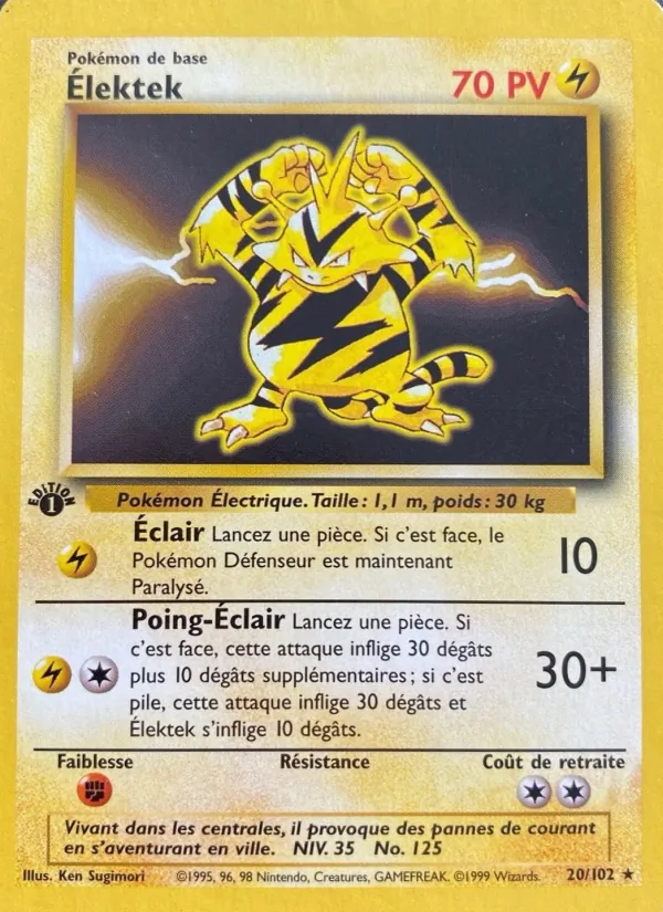 Carte Élektek de l'extension Set de Base, numéro 20/102