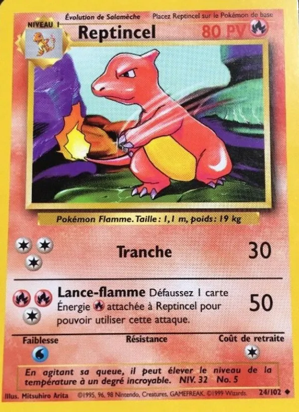 Carte Reptincel de l'extension Set de Base, numéro 24/102