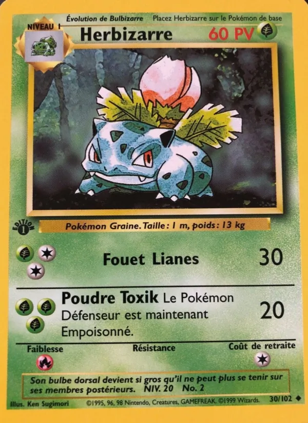 Carte Herbizarre de l'extension Set de Base, numéro 30/102