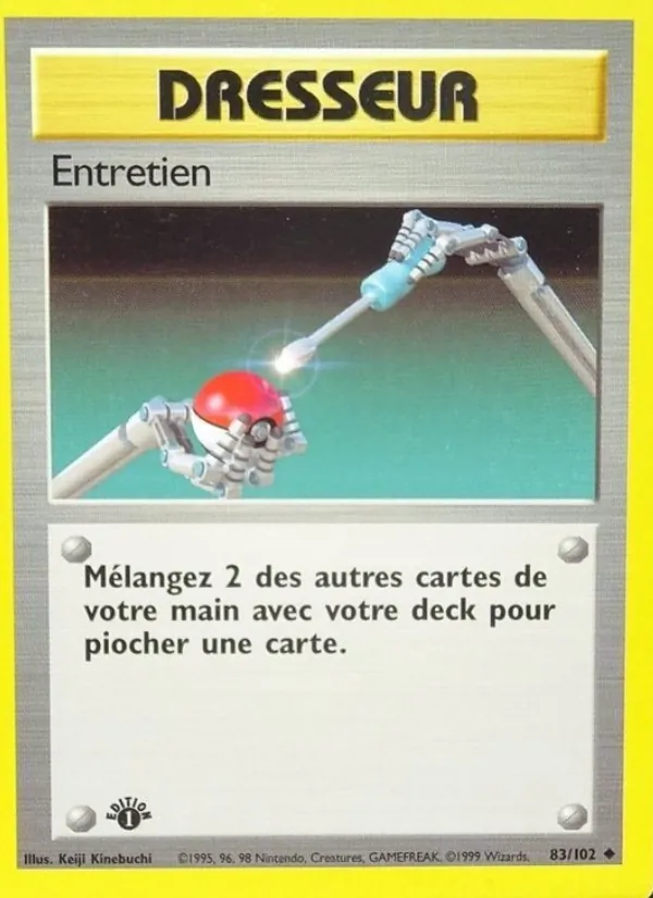 Carte Entretien de l'extension Set de Base, numéro 83/102
