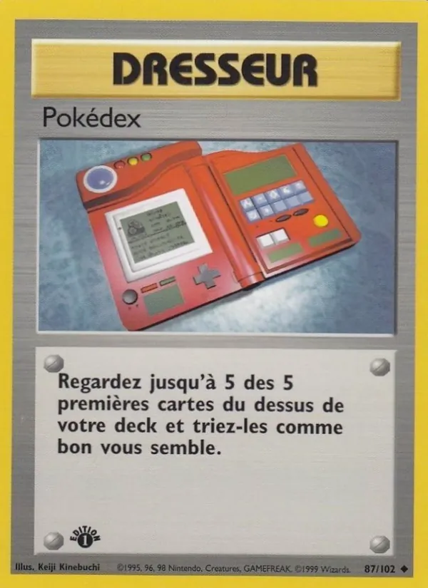 Carte Pokédex de l'extension Set de Base, numéro 87/102