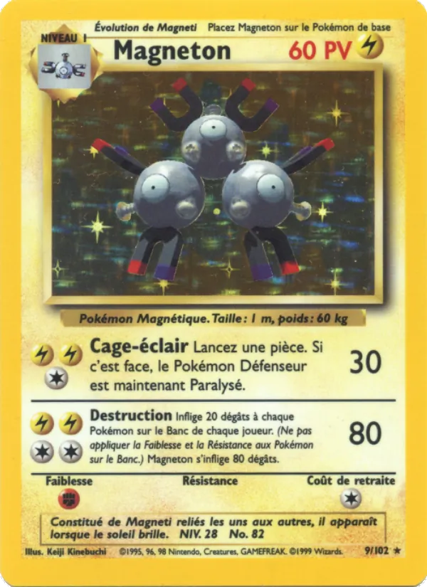 Carte Magnéton de l'extension Set de Base, numéro 9/102