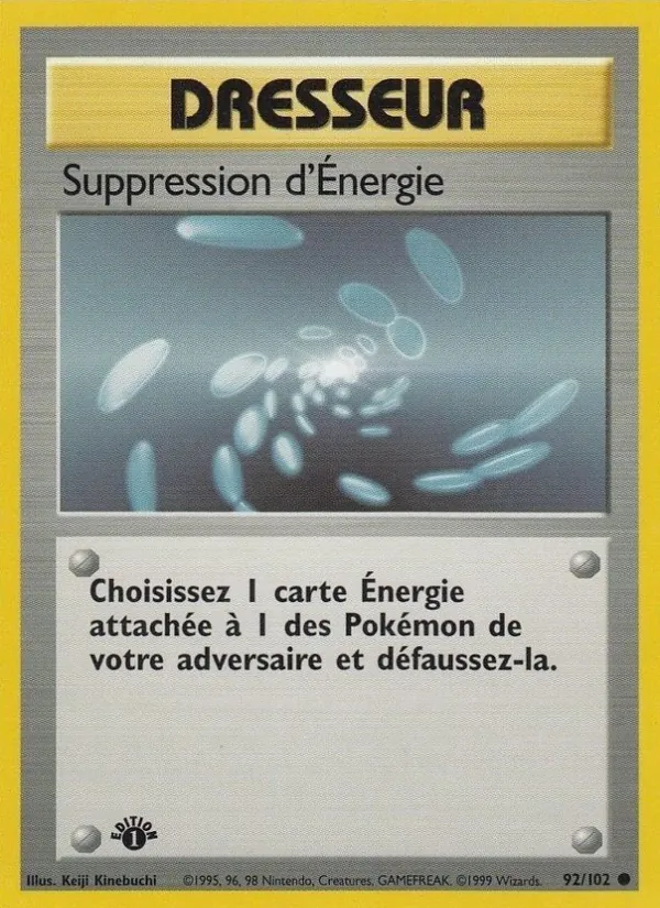 Carte Suppression d'Énergie de l'extension Set de Base, numéro 92/102